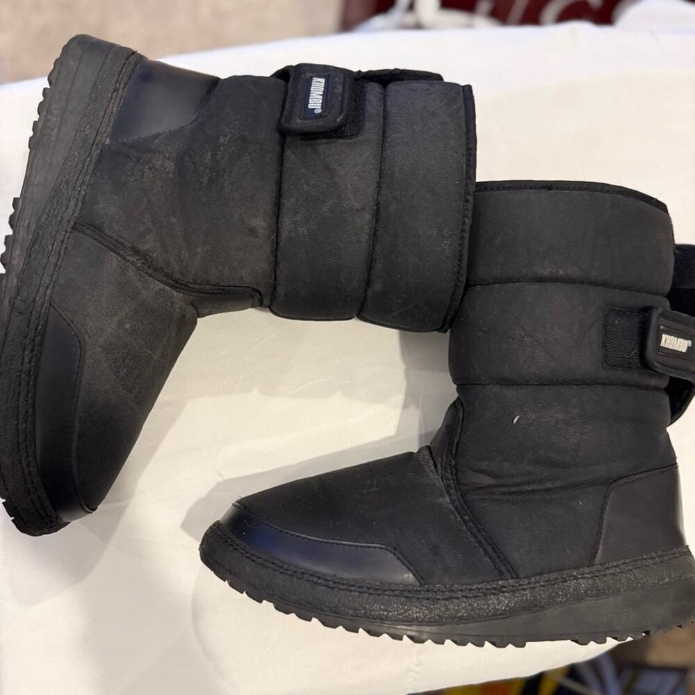 Khombu Black Winter & Rain Boots